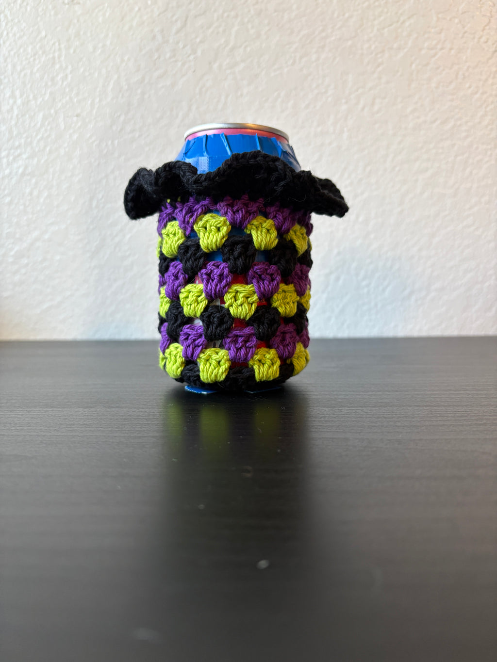 Can Cozy - Green/Purple/Black