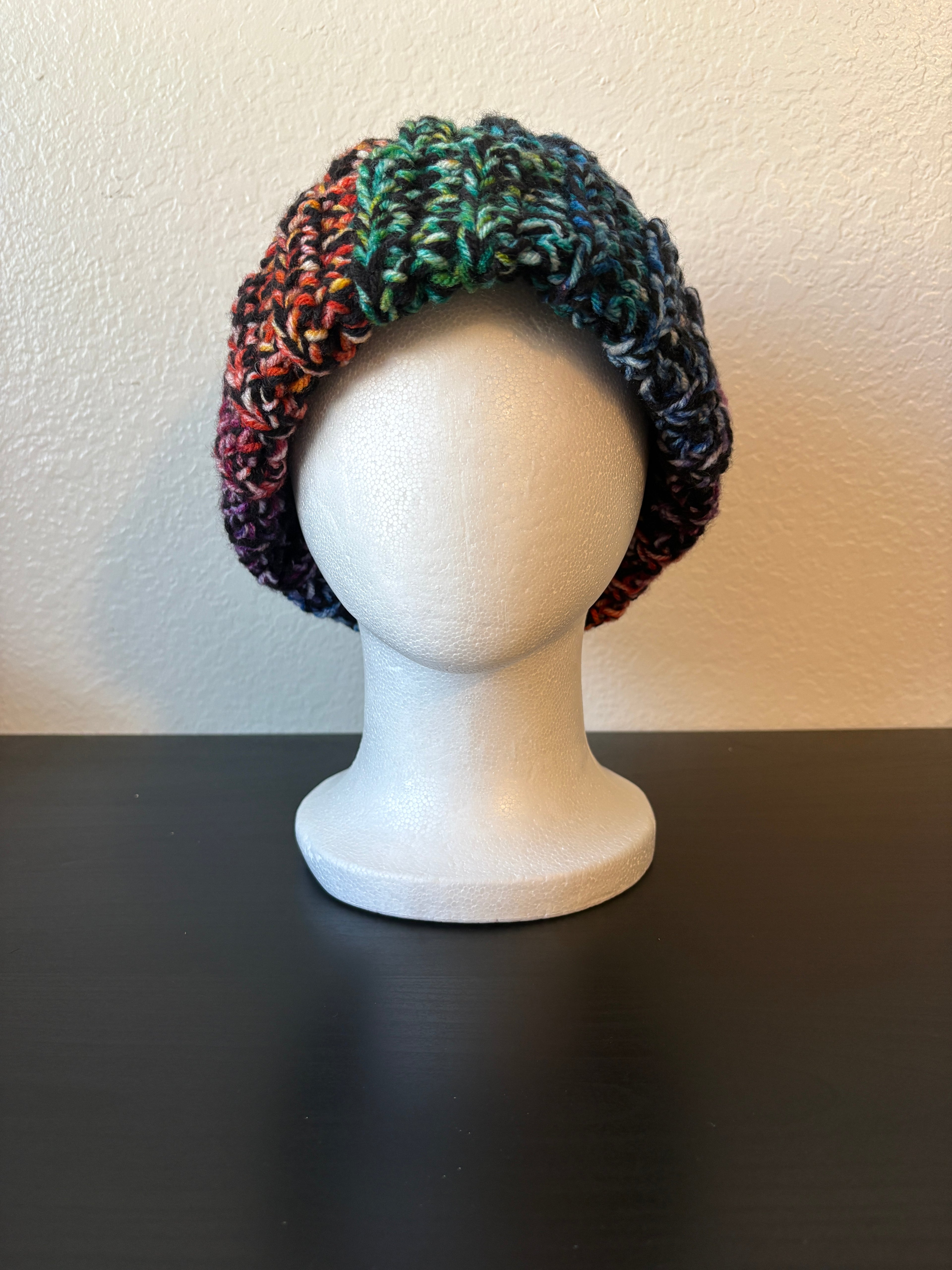 Double-Stranded Beanie - Rainbow