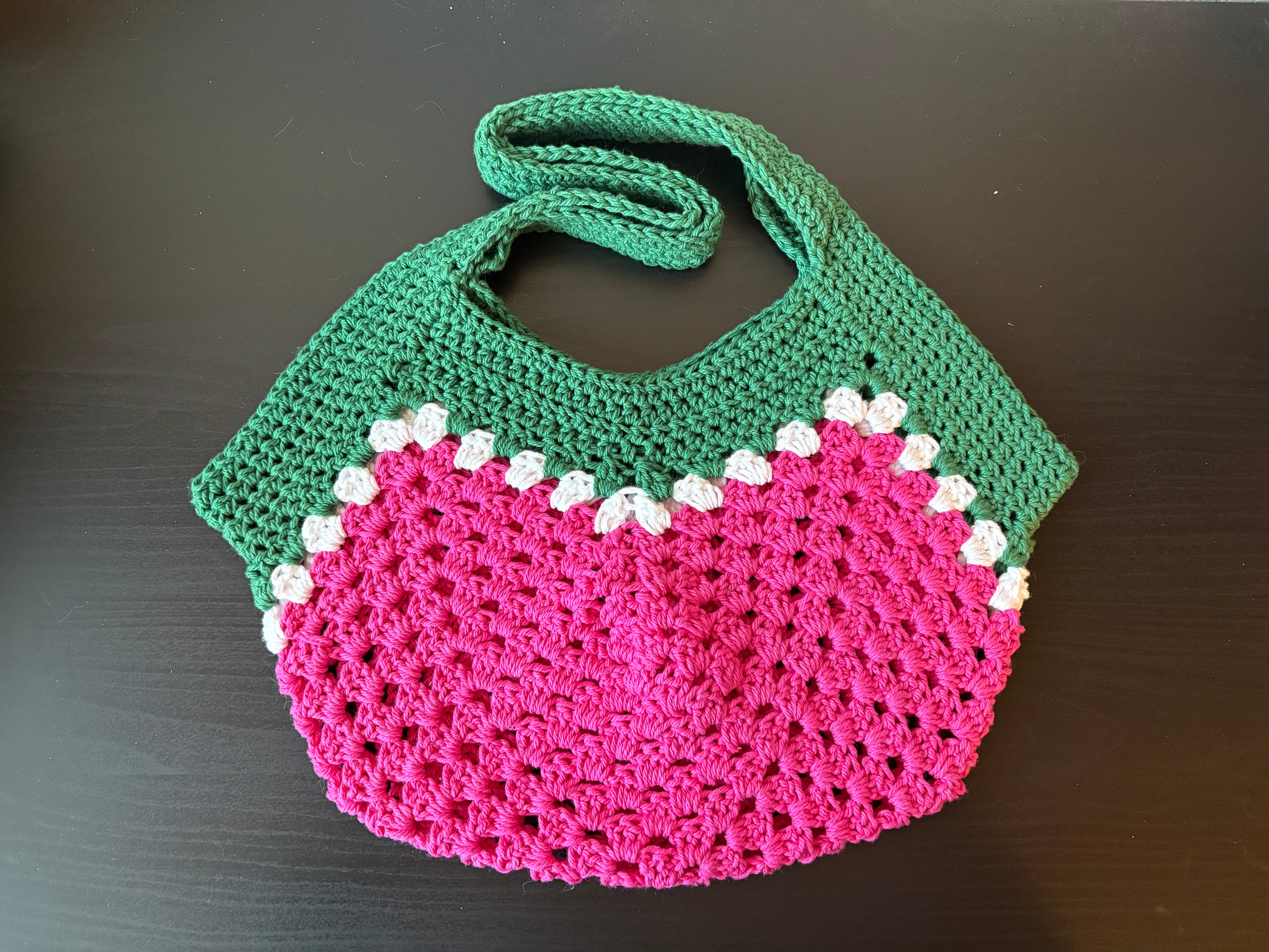 Watermelon Inspired Granny Rocco Bag