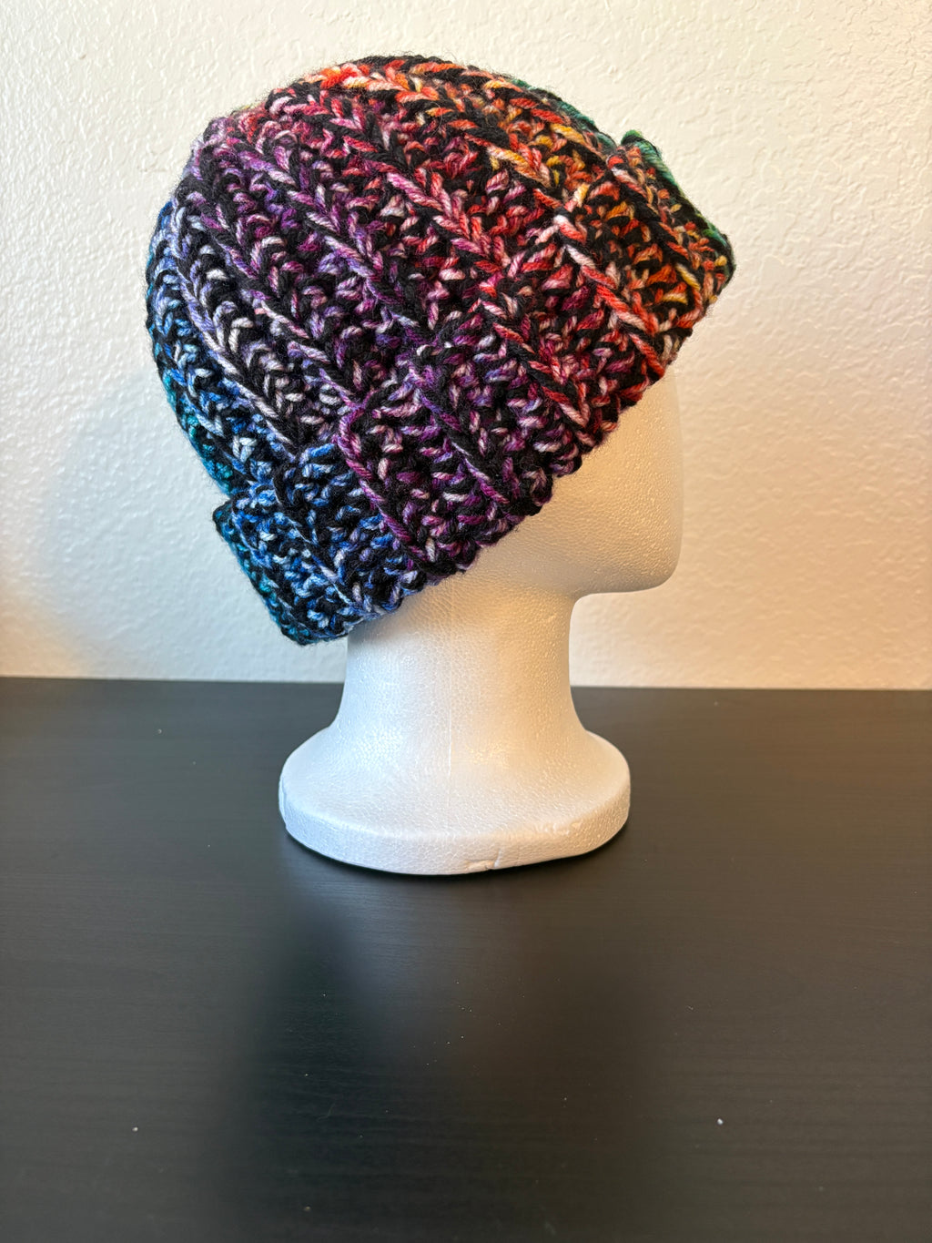 Double-Stranded Beanie - Rainbow