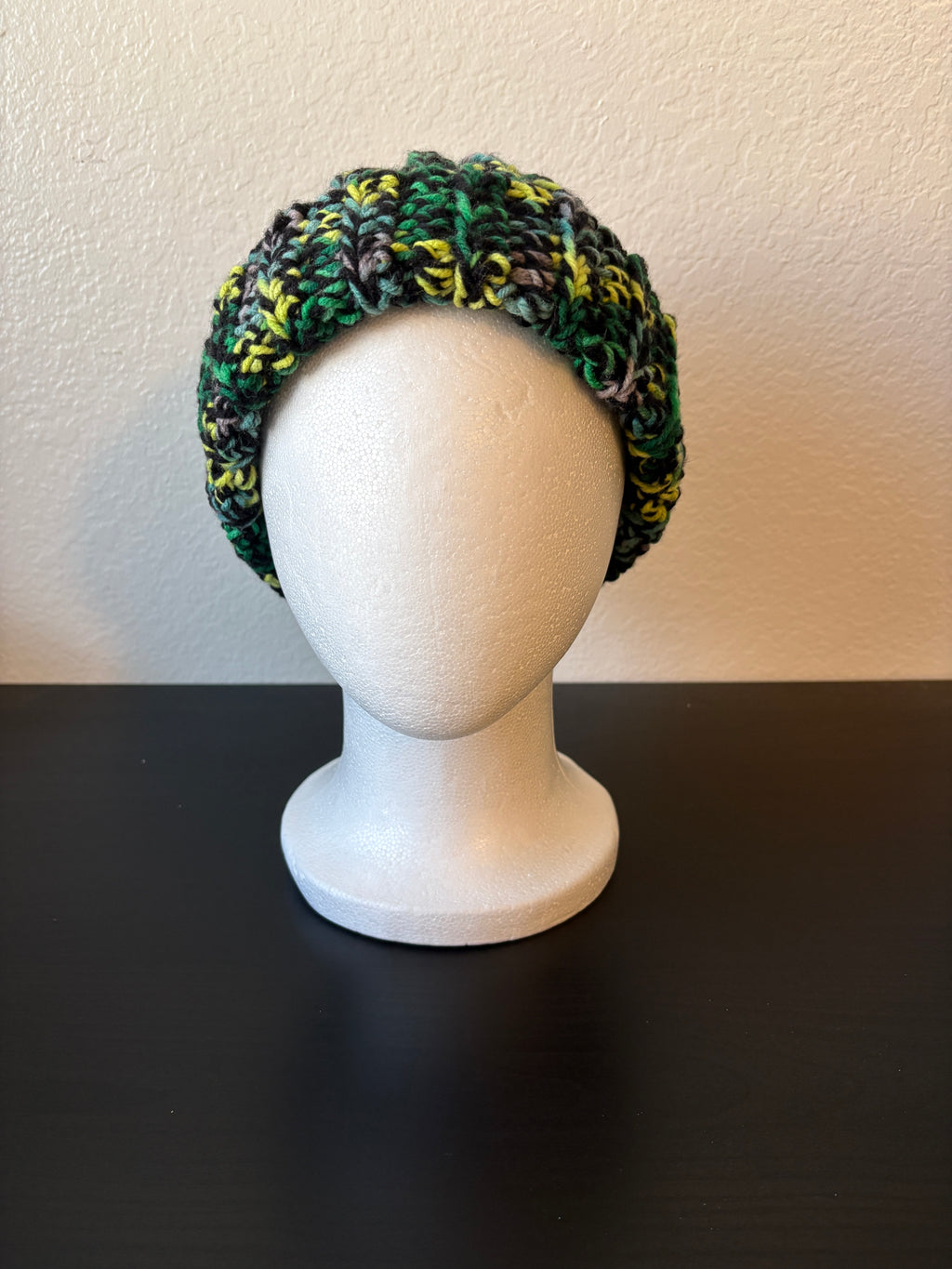 Double-Stranded Beanie - Green Multi